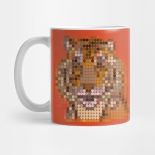 Animals Portrait Tiger in Dots Mug